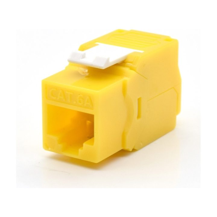 WP Keystone Cat. 6a UTP RJ45/Fêmea Amarelo (WPC-KEY-6AUP-TL/Y)