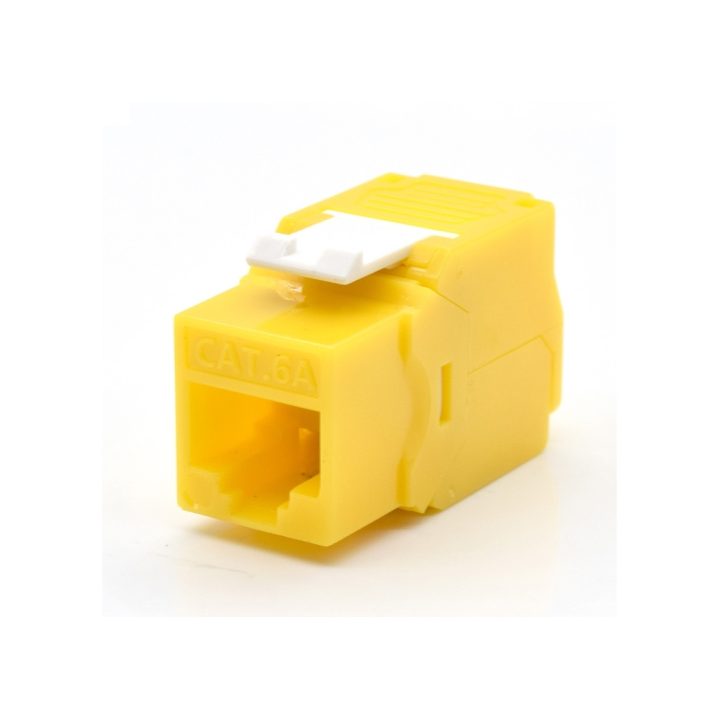 WP Keystone Cat. 6a UTP RJ45/Fêmea Amarelo (WPC-KEY-6AUP-TL/Y)