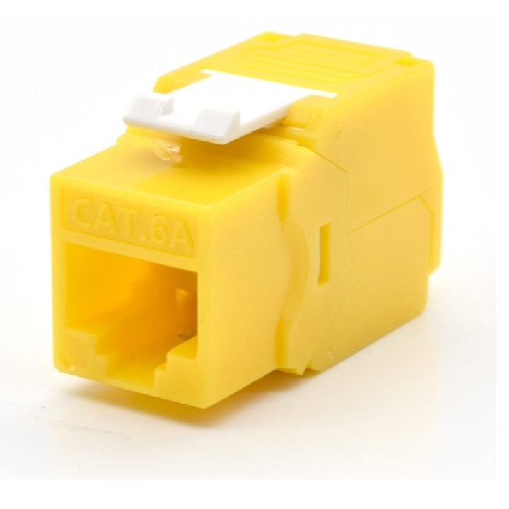 WP Keystone Cat. 6a UTP RJ45/Fêmea Amarelo (WPC-KEY-6AUP-TL/Y)