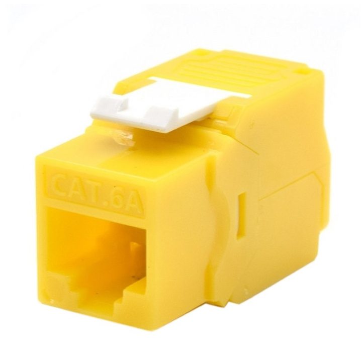 WP Keystone Cat. 6a UTP RJ45/Fêmea Amarelo (WPC-KEY-6AUP-TL/Y)