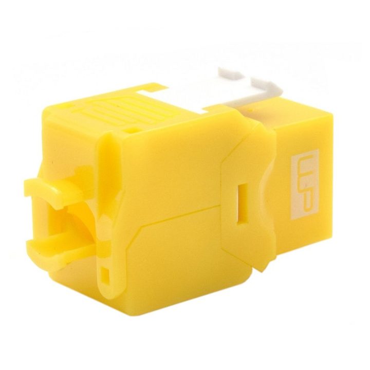 WP Keystone Cat. 6a UTP RJ45/Fêmea Amarelo (WPC-KEY-6AUP-TL/Y)
