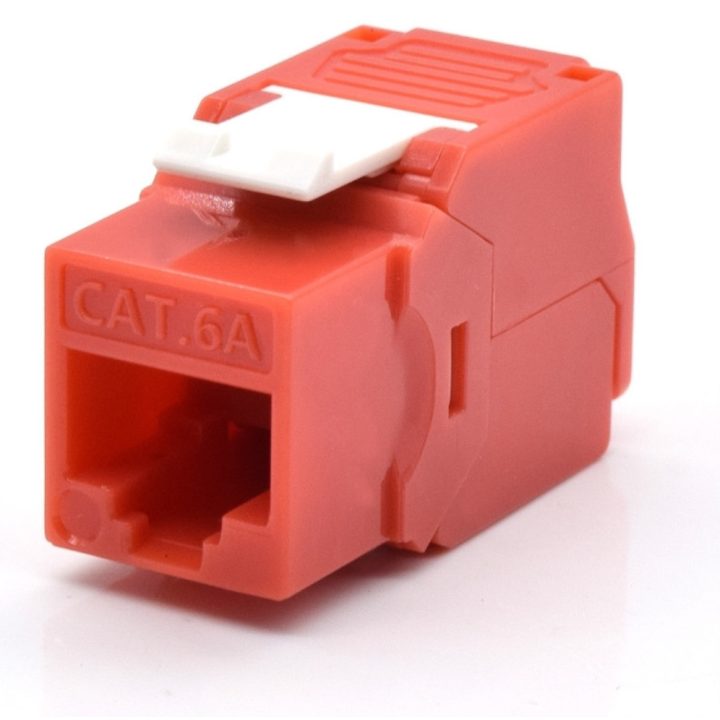 WP Keystone Cat. 6a UTP RJ45/Fêmea Amarelo (WPC-KEY-6AUP-TL/Y)