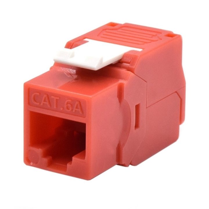 WP Keystone Cat. 6a UTP RJ45/Fêmea Amarelo (WPC-KEY-6AUP-TL/Y)