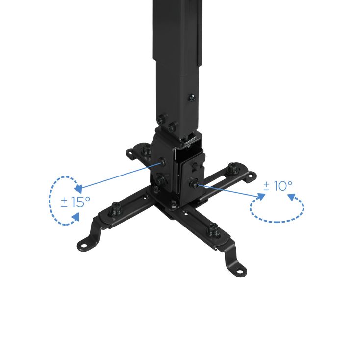 TooQ UNIVERSAL TILT CEILING PROJECTOR MOUNT BLACK