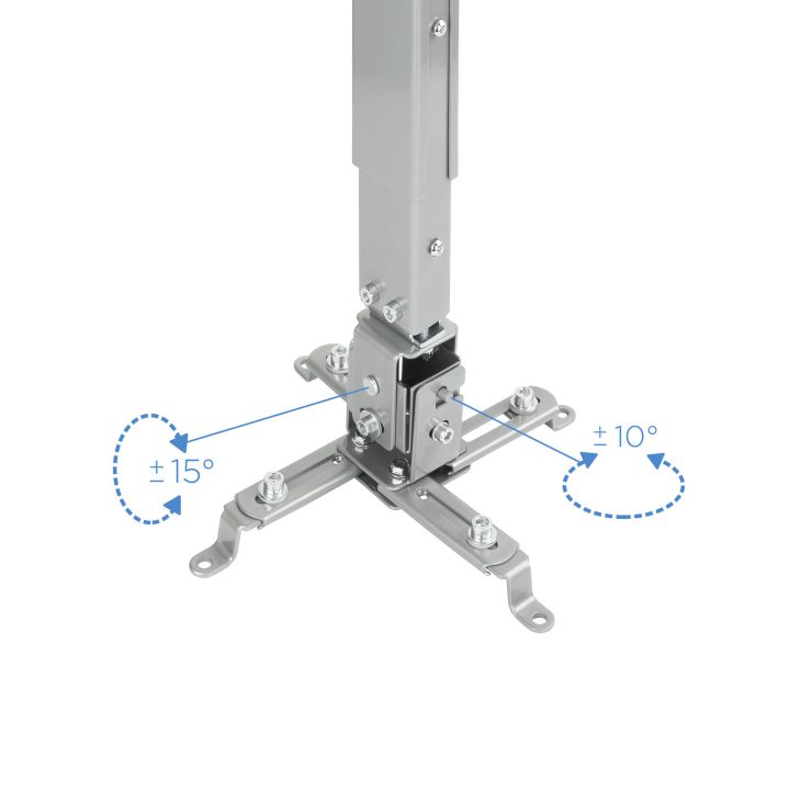 TooQ SOPORTE UNIVERSAL INCLINABLE DE TECHO PARA PROYECTOR NEGRO