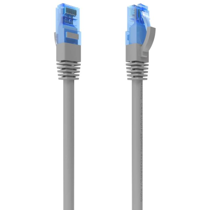 AISENS Cable De Red Latiguillo RJ45 Cat.6 UTP AWG26 CCA, Gris, 25 cm