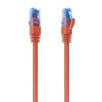 AISENS Cat.6 UTP AWG26 CCA RJ45 Patch Cable, Red, 25 cm