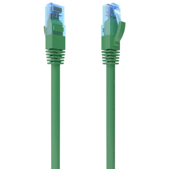 AISENS Cat.6 UTP AWG26 CCA RJ45 Patch Cable, Green, 30 cm