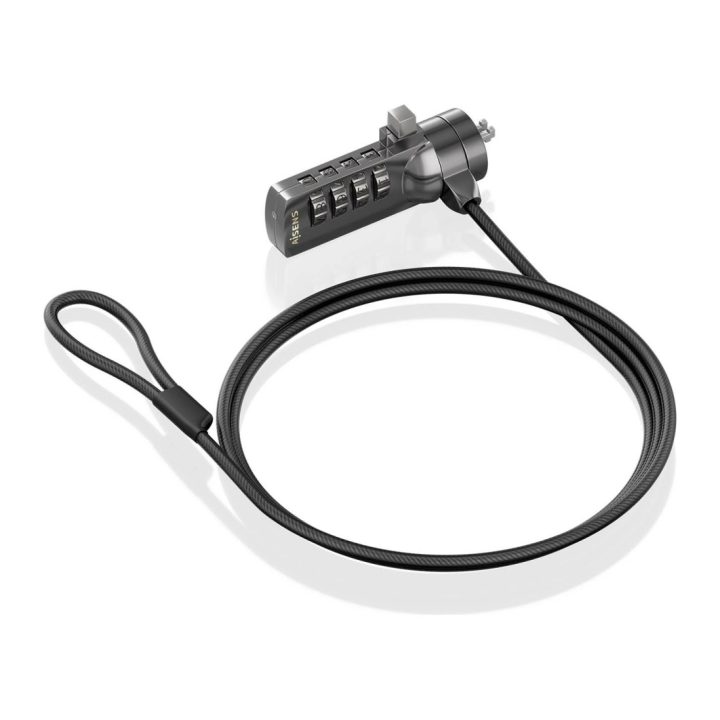 AISENS Cable de seguridad con cerradura de combinación para…