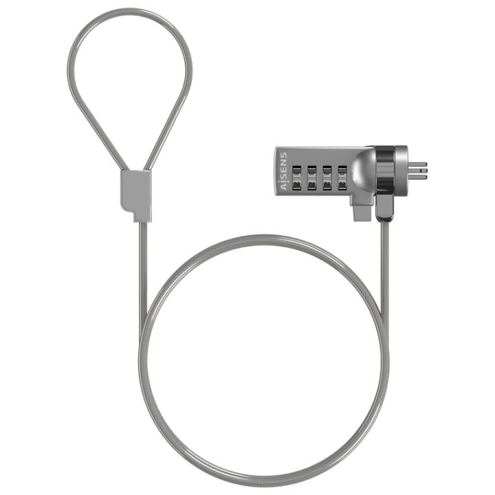 AISENS Cable de seguridad con cerradura de combinación para…
