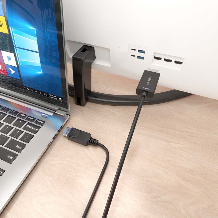 AISENS DisplayPort to HDMI 4K@60Hz Converter Cable, DP/M-HDMI/M…