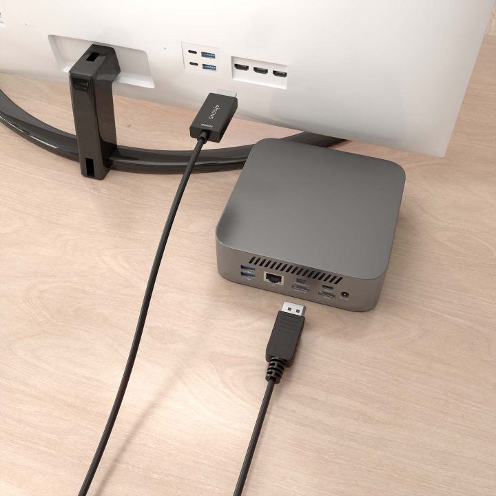 AISENS DisplayPort to HDMI 4K@60Hz Converter Cable, DP/M-HDMI/M…