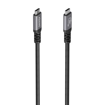 AISENS USB4 Gen3x2 Aluminum Cable 40Gbps 8K@60Hz 5A 48V 240W E-Mark…
