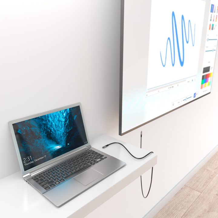 Cabo USB4 Gen3x2 AISENS em Alumínio 40Gbps 8K@60Hz 5A 48V 240W…