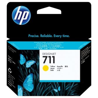 HP Cartucho de tinta DesignJet 711 amarelo de 29 ml
