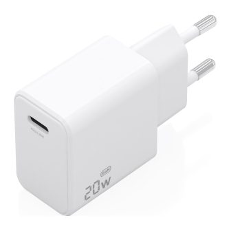 AISENS Carregador GaN USB-C PD3.0 1xUSB-C 20W, Branco