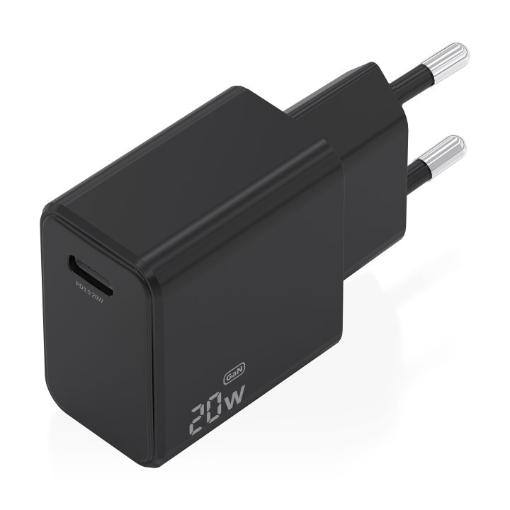 AISENS Carregador GaN USB-C PD3.0 1xUSB-C 20W, Branco
