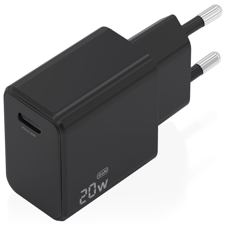 AISENS Carregador GaN USB-C PD3.0 1xUSB-C 20W, Branco
