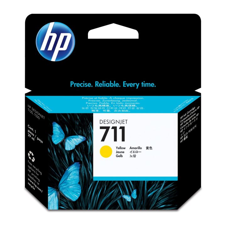 HP Cartucho de tinta DesignJet 711 amarelo de 29 ml