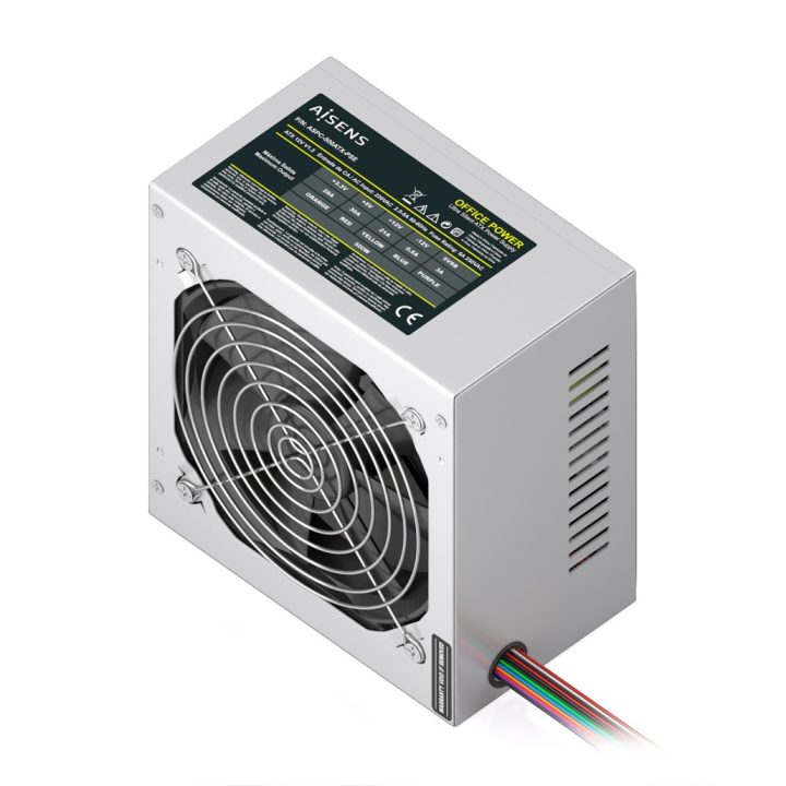 AISENS Fuente Alimentacion ATX 500W con Cable de Alimentacion OEM…