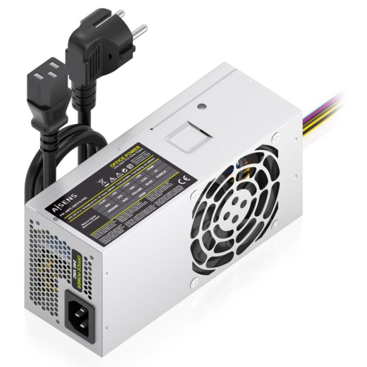 AISENS Fonte de Alimentação TFX 500W com Cabo de Alimentação OEM…
