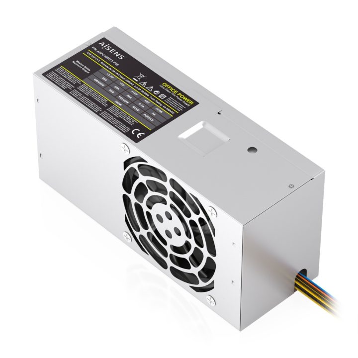 AISENS TFX 500W Power Supply with OEM Power Cable, Black