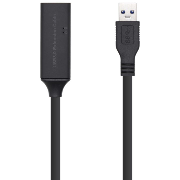 AISENS USB 3.0 Extension Cable with Amplifier and Power Supply, Type…