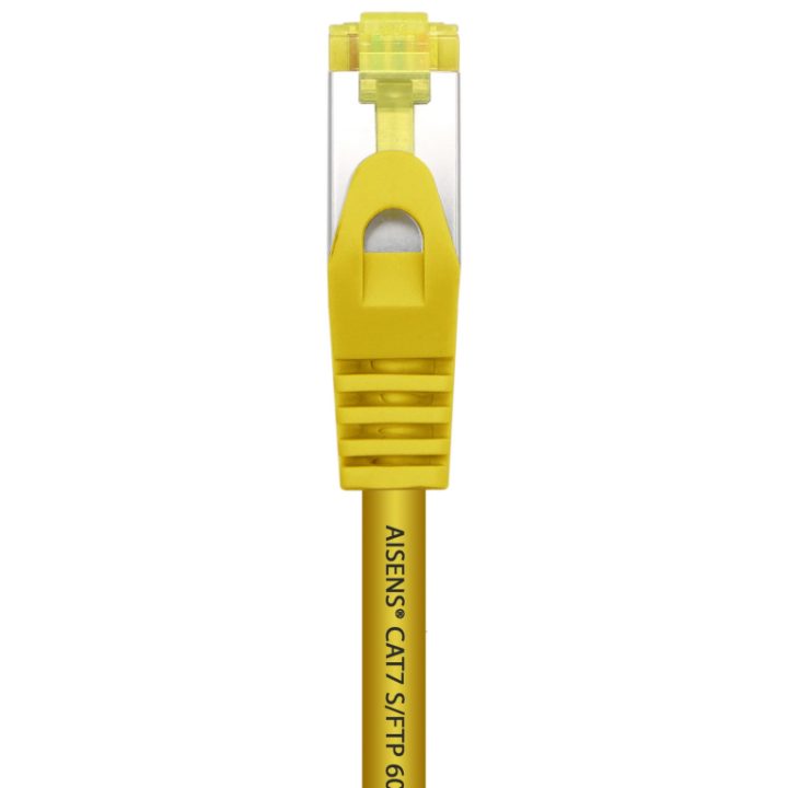 AISENS Patch Cable RJ45 LSZH Cat.7 600 MHz S/FTP PIMF AWG26, Yellow…