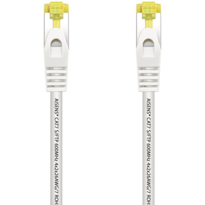 AISENS Patch Cable RJ45 LSZH Cat.7 600 MHz S/FTP PIMF AWG26, Yellow…