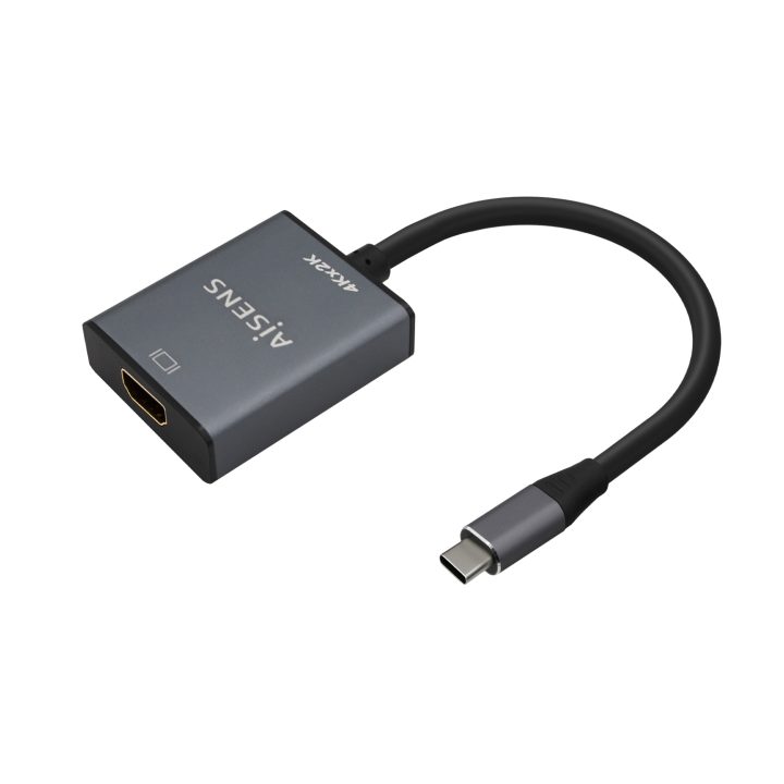 AISENS Conversor de Alumínio USB-C para HDMI 4K@30Hz, USB-C/M-HDMI/H…