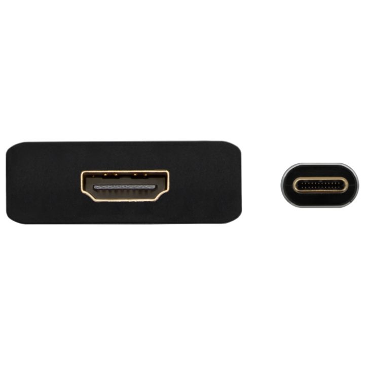 AISENS Conversor Aluminio USB-C A HDMI 4K@30Hz, USB-C/M-HDMI/H, Gris…