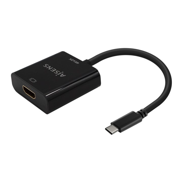 AISENS Conversor Aluminio USB-C A HDMI 4K@30Hz, USB-C/M-HDMI/H, Gris…