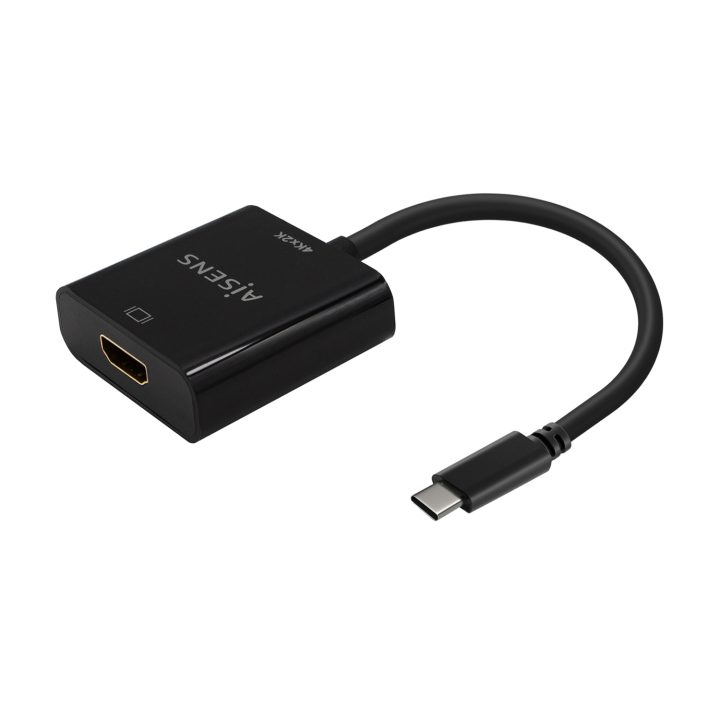 AISENS Aluminum USB-C to HDMI 4K@30Hz Converter, USB-C/M-HDMI/H…