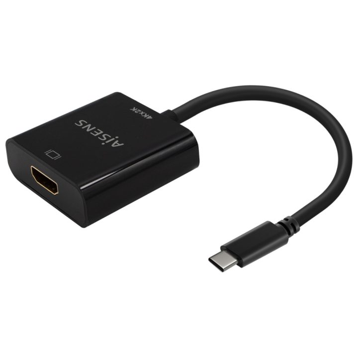 AISENS Conversor Aluminio USB-C A HDMI 4K@30Hz, USB-C/M-HDMI/H, Gris…