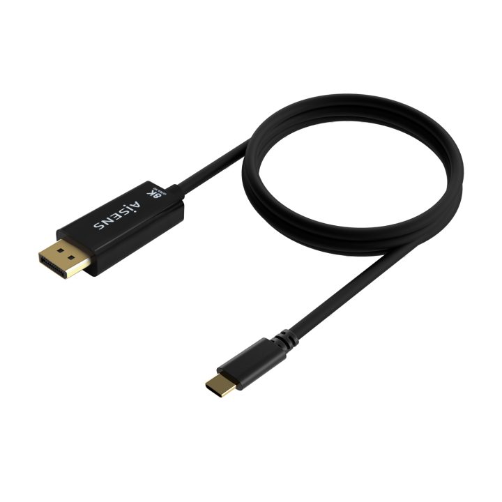 AISENS Cabo Conversor USB-C para DisplayPort 8K@60Hz, USB-C/M-DP/M…