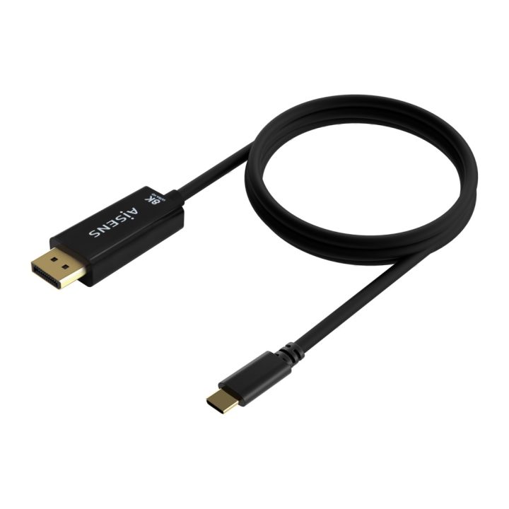 AISENS Cable Conversor USB-C a Displayport 8K@60Hz, USB-C/M-DP/M…