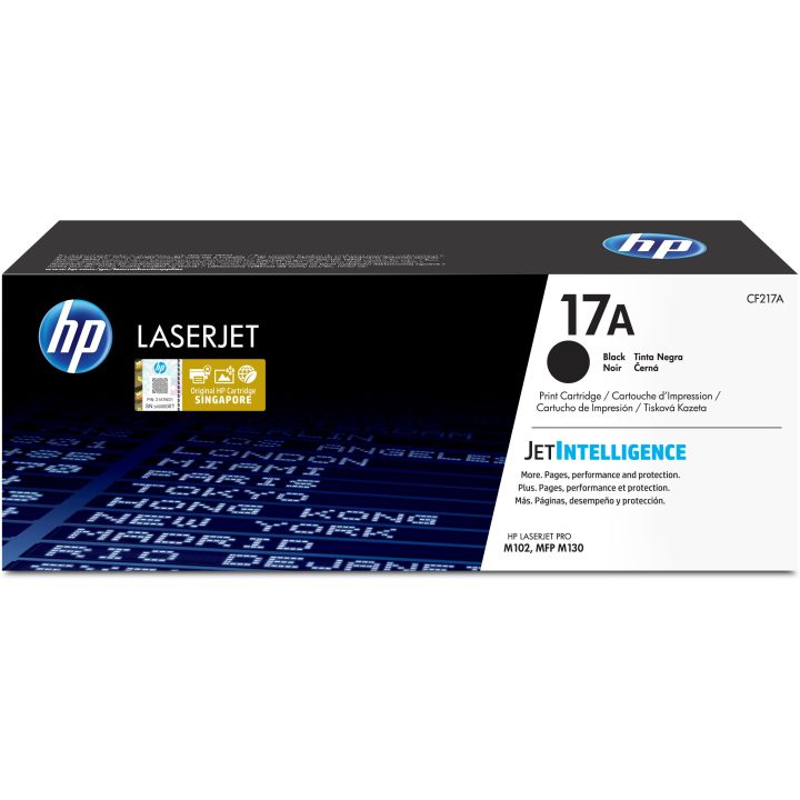 HP Cartucho de Toner Original LaserJet 17A preto