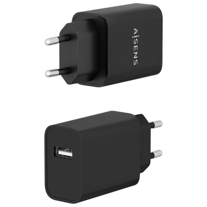 AISENS High Efficiency 10W USB Charger, 5V/2A, White