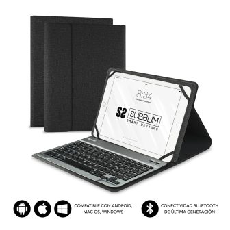 Subblim Keyboard Case KEYTAB PRO BLUETOOTH 10.1" Black…