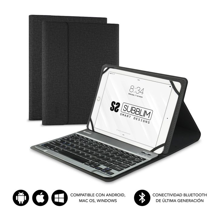 Subblim Keyboard Case KEYTAB PRO BLUETOOTH 10.1" Black…