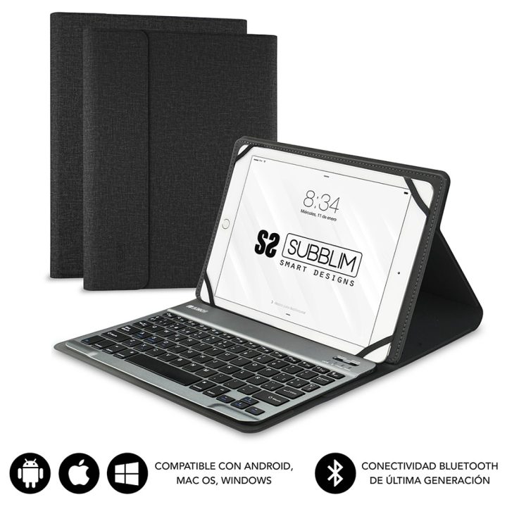 Subblim Funda con Teclado KEYTAB PRO BLUETOOTH 10,1" Black…