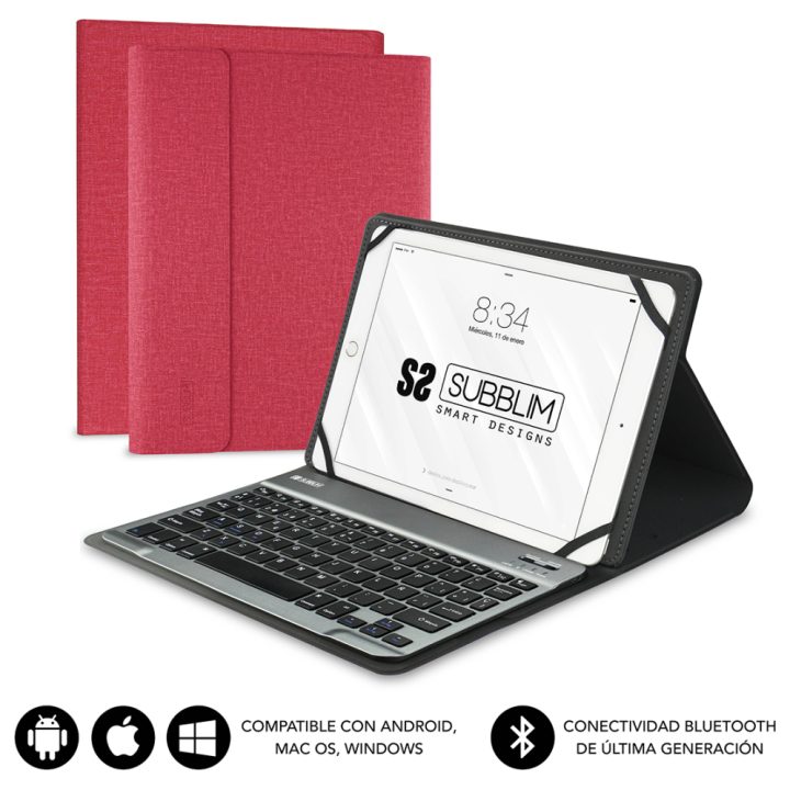 Subblim Keyboard Case KEYTAB PRO BLUETOOTH 10.1" Black…