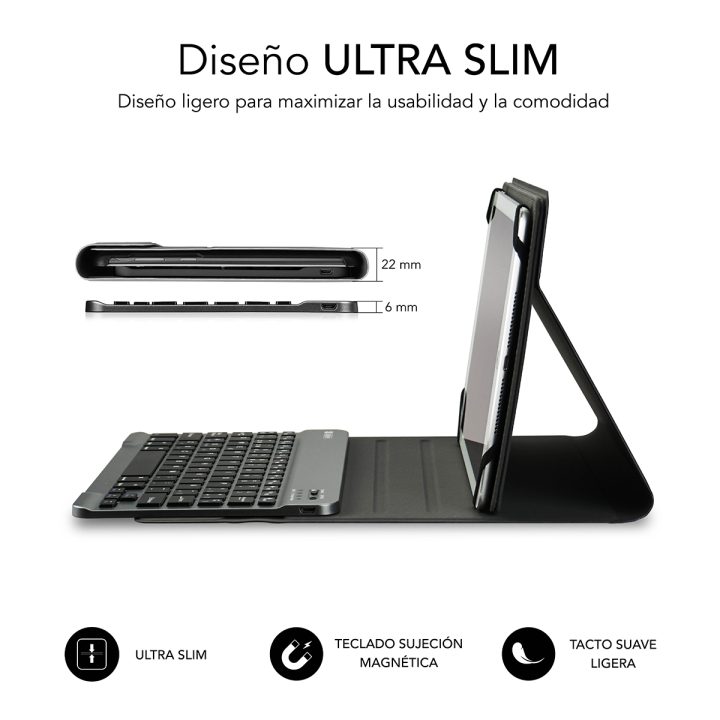 Subblim Keyboard Case KEYTAB PRO BLUETOOTH 10.1" Black…