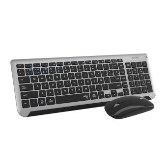 Subblim Bluetooth + 2.4G Dual Prestige Extended Keyboard and Mouse…
