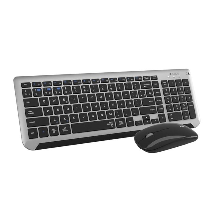 Subblim Bluetooth + 2.4G Dual Prestige Extended Keyboard and Mouse…