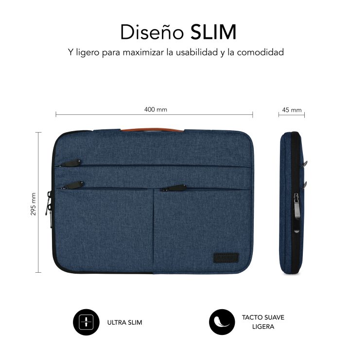 Capa Subblim air padding 360 sleeve para portátil 15,6 polegadas azul…