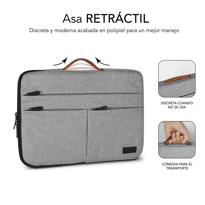 Capa Subblim air padding 360 sleeve para portátil 15,6 polegadas azul…