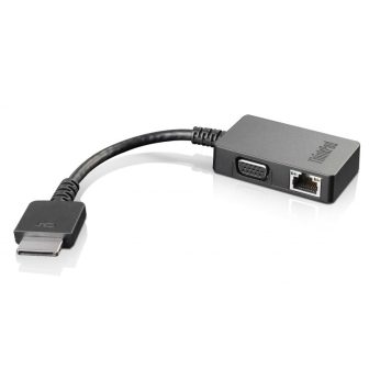Lenovo 4X90J31060 Gender Changer for OneLink+ VGA/RJ45 Cable Black