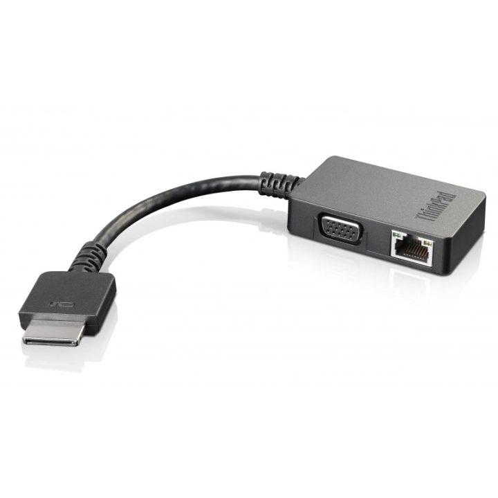 Lenovo 4X90J31060 cambiador de género para cable OneLink+ VGA/RJ45…