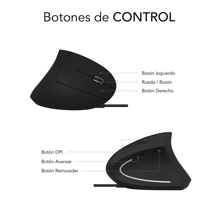 Rato Subblim glide vertical ergo branco (SUBMO-EDGVU02)